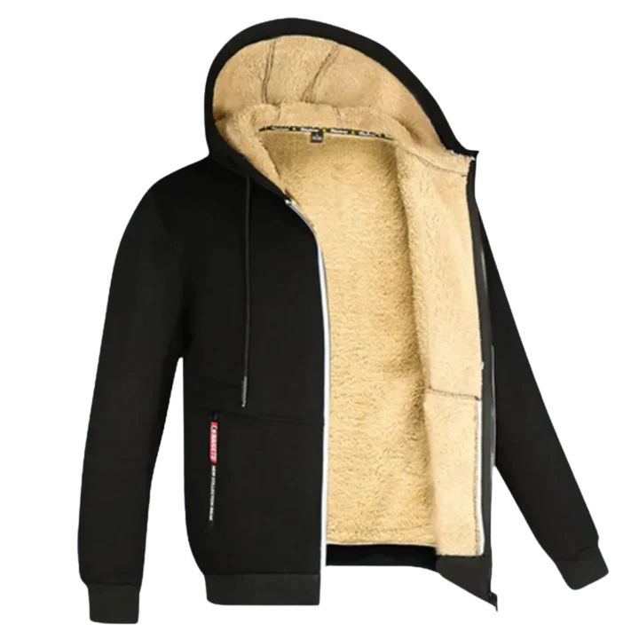 ARIE | MEN'S WINTER JACKET WITH HOOD AND FLEECE