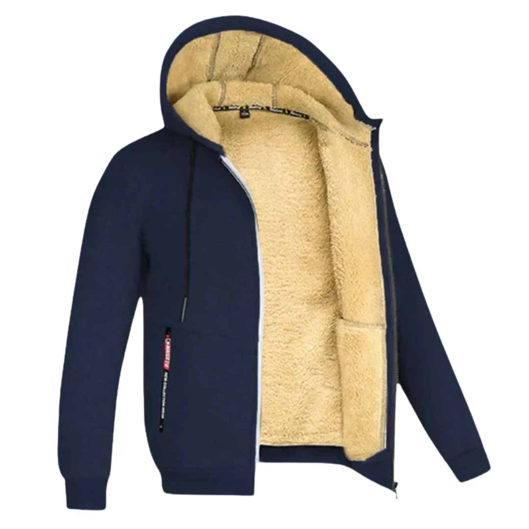 ARIE | MEN'S WINTER JACKET WITH HOOD AND FLEECE