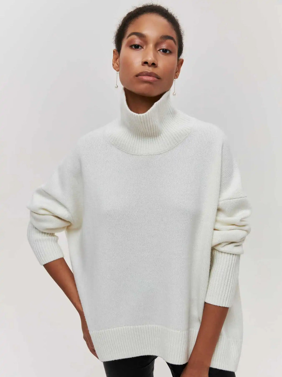 Olivia | Elegant Roll Neck Jumper