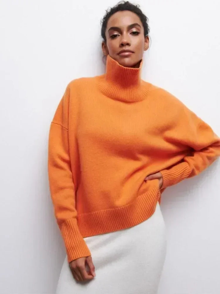 Olivia | Elegant Roll Neck Jumper