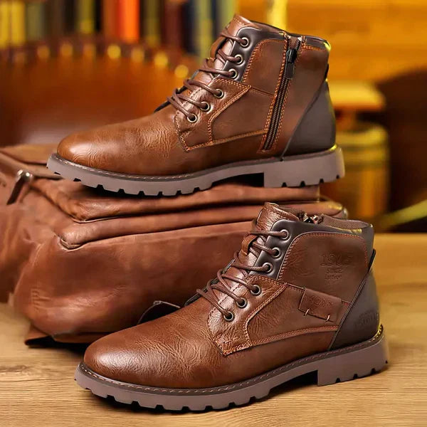 Jethro | Lace-up Boots Made from Premium Leather