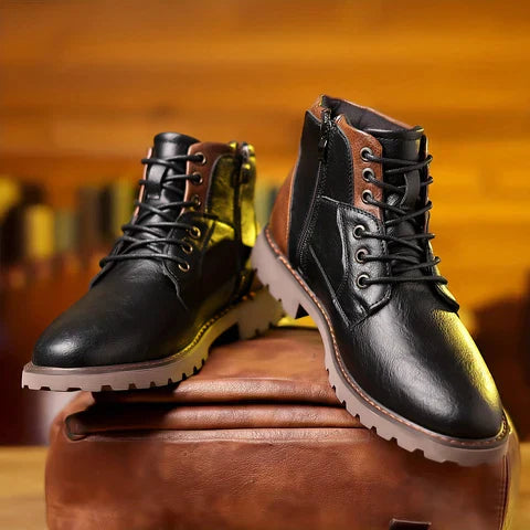 Jethro | Lace-up Boots Made from Premium Leather